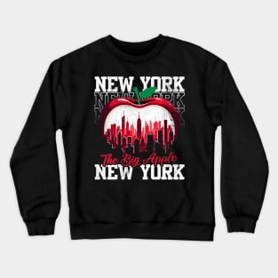 New York The Big Apple Crewneck Sweatshirt